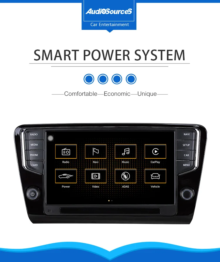 2/32G Or 4/64G Android 8.1 MIB IV-914 Car Dvd Player Audio Stereo For Skoda Octavia 2015-2018