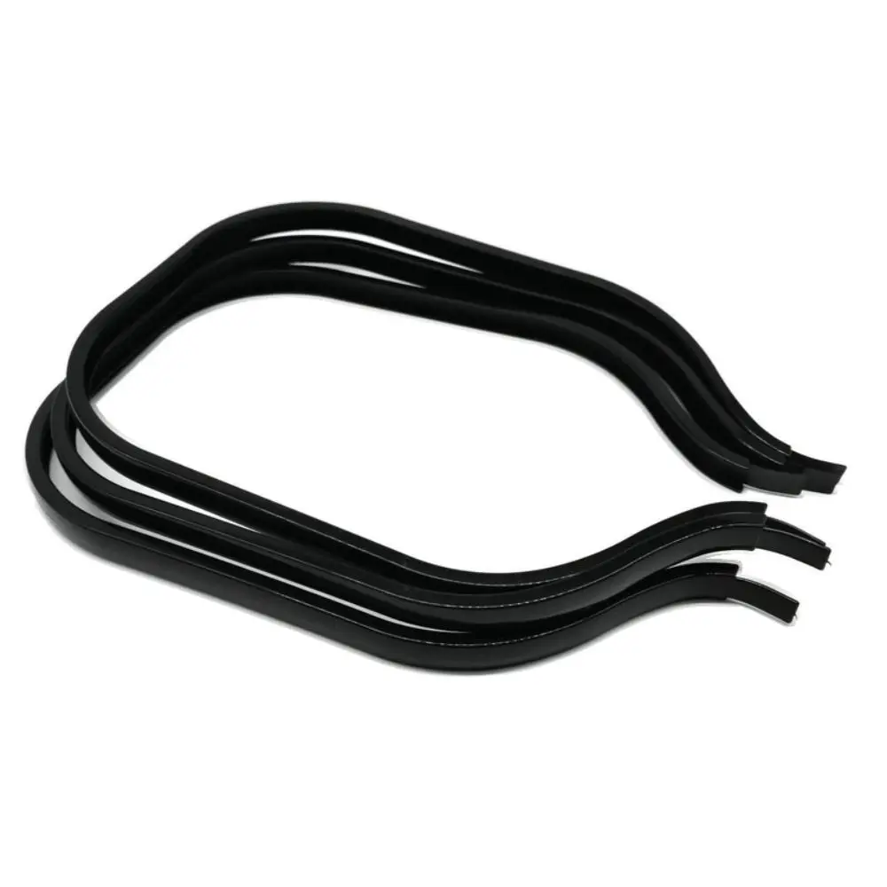 Black Pickleball Paddle Edging Strip Reduce Impact and Friction Scratch Prevention Frame Edge Protective Tape Anti-collision