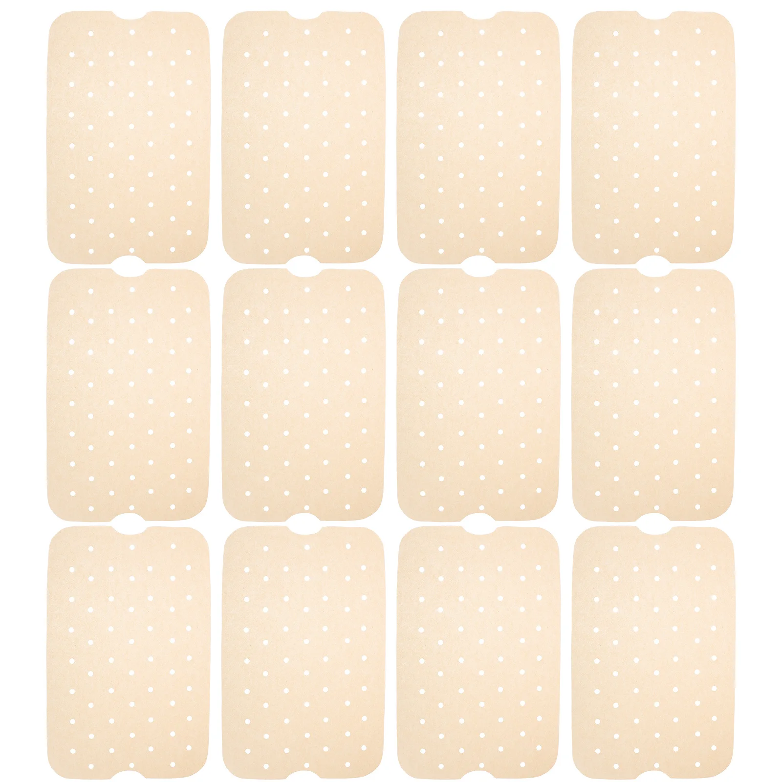 

100 Sheets Disposable Air Fryer Liner Sheets Baking Paper Tray for Grill Oil Proof High Temp Saving Cooking