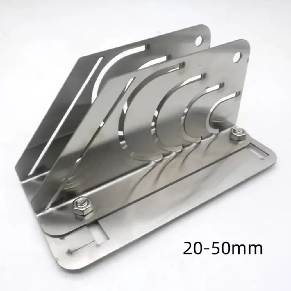 

Резиновый изоляционный труборез, инструмент для резки пенопласта, направляющий инструмент-прецизия 45 ° -Arc Труборез из нержавеющей стали Инструмент для маркировки угла