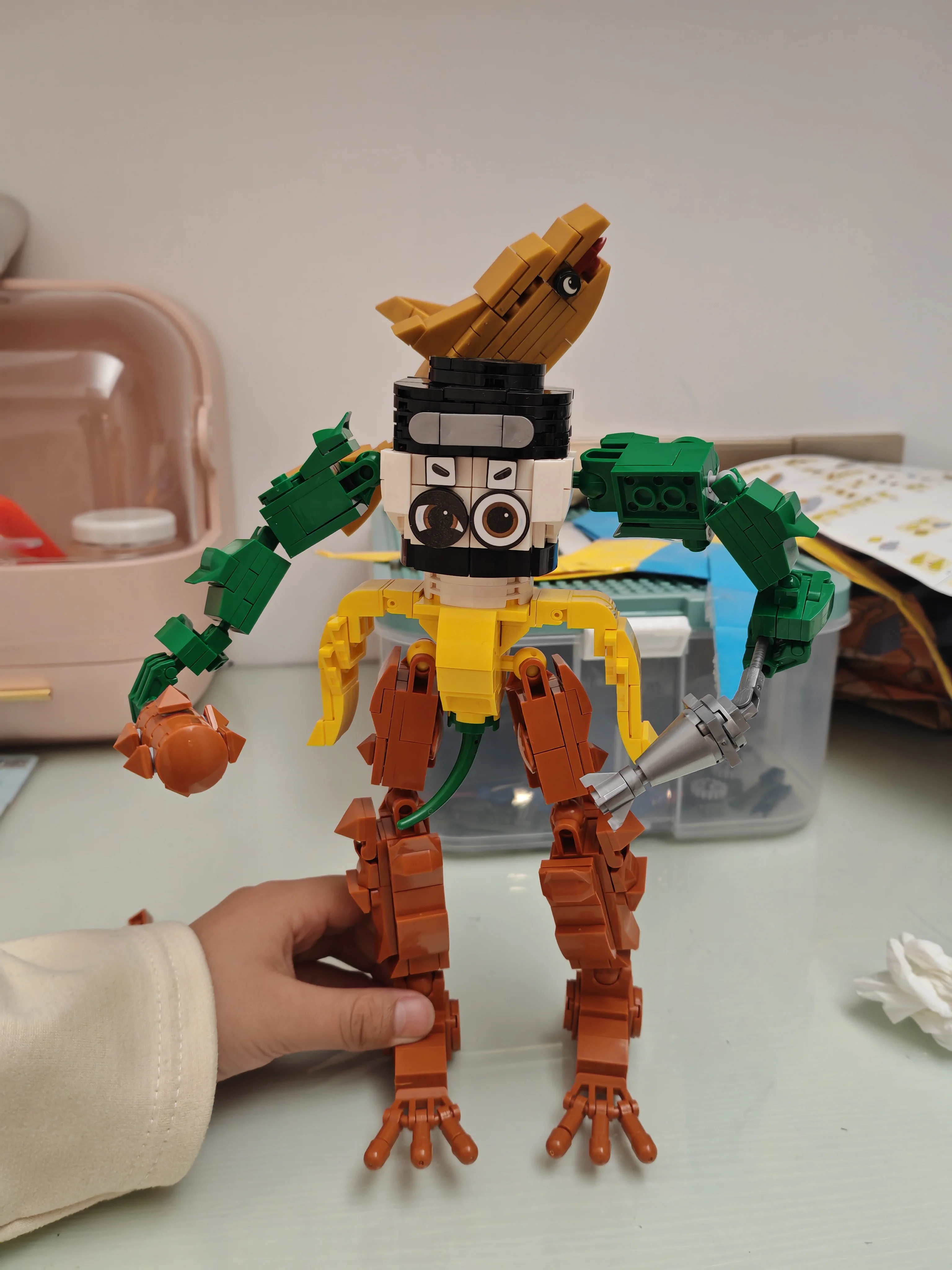 Tungtungsahur Sahur Figuur Tralalero Tralala Speelgoed Italiaanse Brainrot Beeldje Monster Fusion Edition Cartoon Model Ornament Geschenken