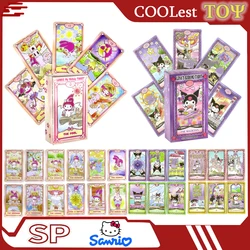 Kuromi-baraja de cartas de Tarot, juego de mesa familiar de Hello Kitty Sanrio, cartas de oráculo, cartas de fiesta, 78 cartas, 2024