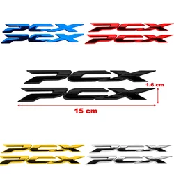 PCX motosiklet kask bagaj kapağı vücut 3D LOGO çıkartmaları Honda PCX160/150/125 çizikler maskeleme dekoratif Sticker aksesuarları