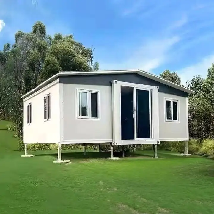 Cheap 40ft Modular Tiny Slide Out Shipping Foldable Bungalow Prefabricated Expandable Container House for Family Living