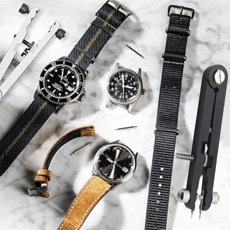 

Watch Band Remover Plier 6825 Spring Bar Watch Strap Aluminum Alloy Repair Removing Tool V-Shaped Adjuster Plier Repair Tool