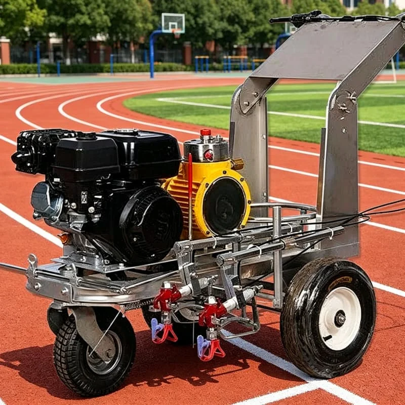 Road road line marking machine road painting machine used for marking projects in parking lots airports customized