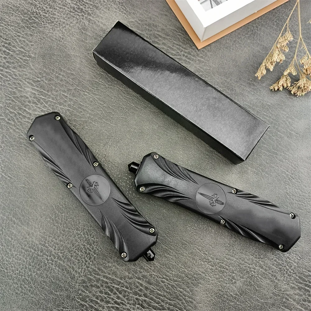 MICR Pocket Folding Knife 440c Blade ABS Handle Outdoor Camping Hunting Knife Utility Tactical Knife Military Safety EDC Tools