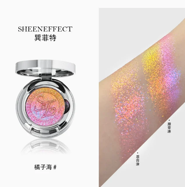 Sheeneffect Chameleon Single Color Eyeshadow Long Lasting Super Shimmering Eye Makeup