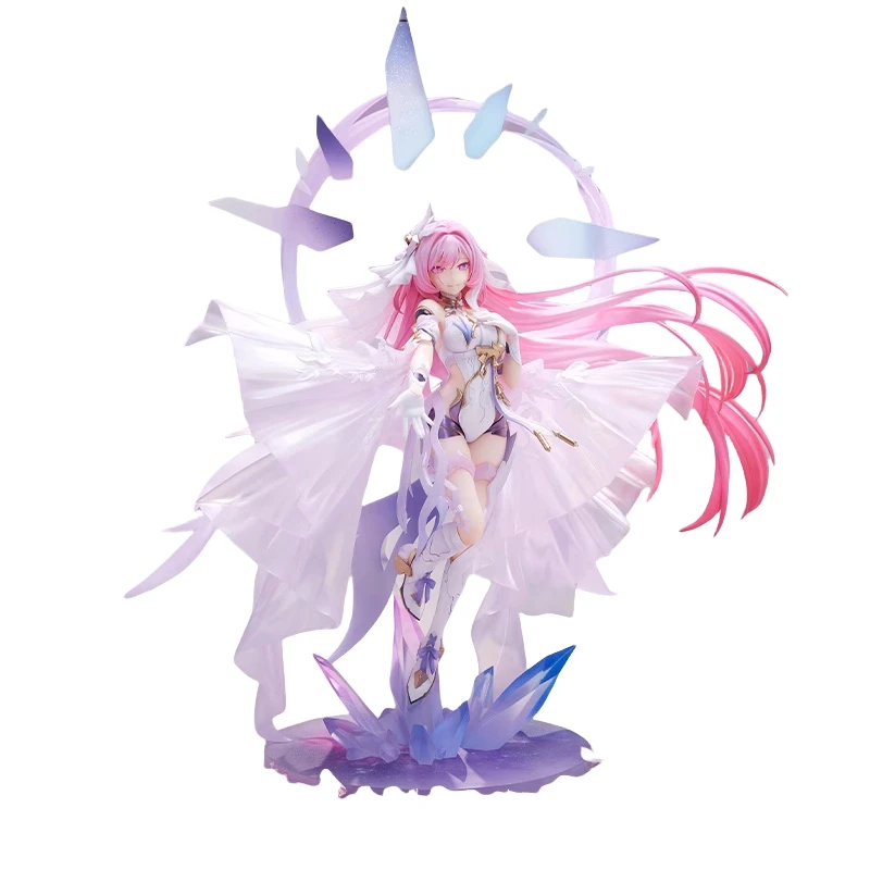 24.5Cm Mihoyo 1/7 Honkai Impact 3 Elysia Herrscher of Human: Ego Anime Action Figure Statue Ornament Model Garage Kit Toys Gift