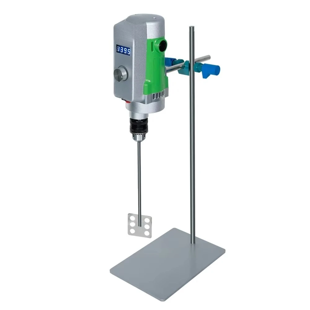 High-Viscosity Liquid Mixing Expert, Stable-Running Laboratory Stirrer with Digital Control & Overload Protection