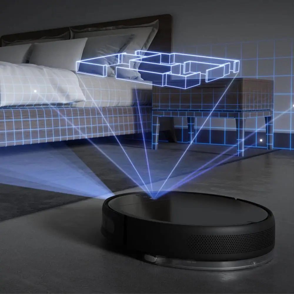 XIAOMI MIJIA Robot Vacuum Mop 1T 2 Pro+ Sweeping Washing Mopping Cleaner Home Dust Sterilize 3000PA Cyclone Suction Smart Map