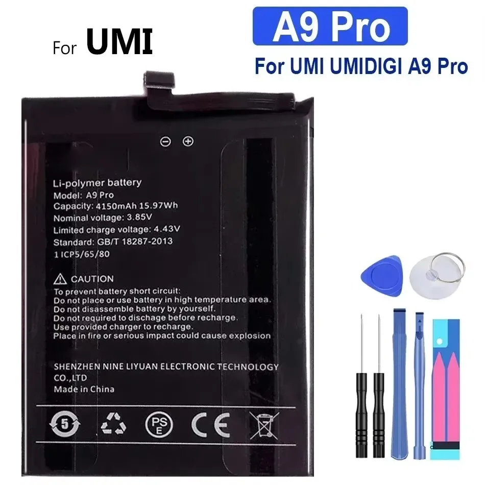 3150mAh-5150mAh Battery For UMIDIGI A13 A1 A3 A11 A5 A7 A9 (Pro Max) A7S Big Power Bateria