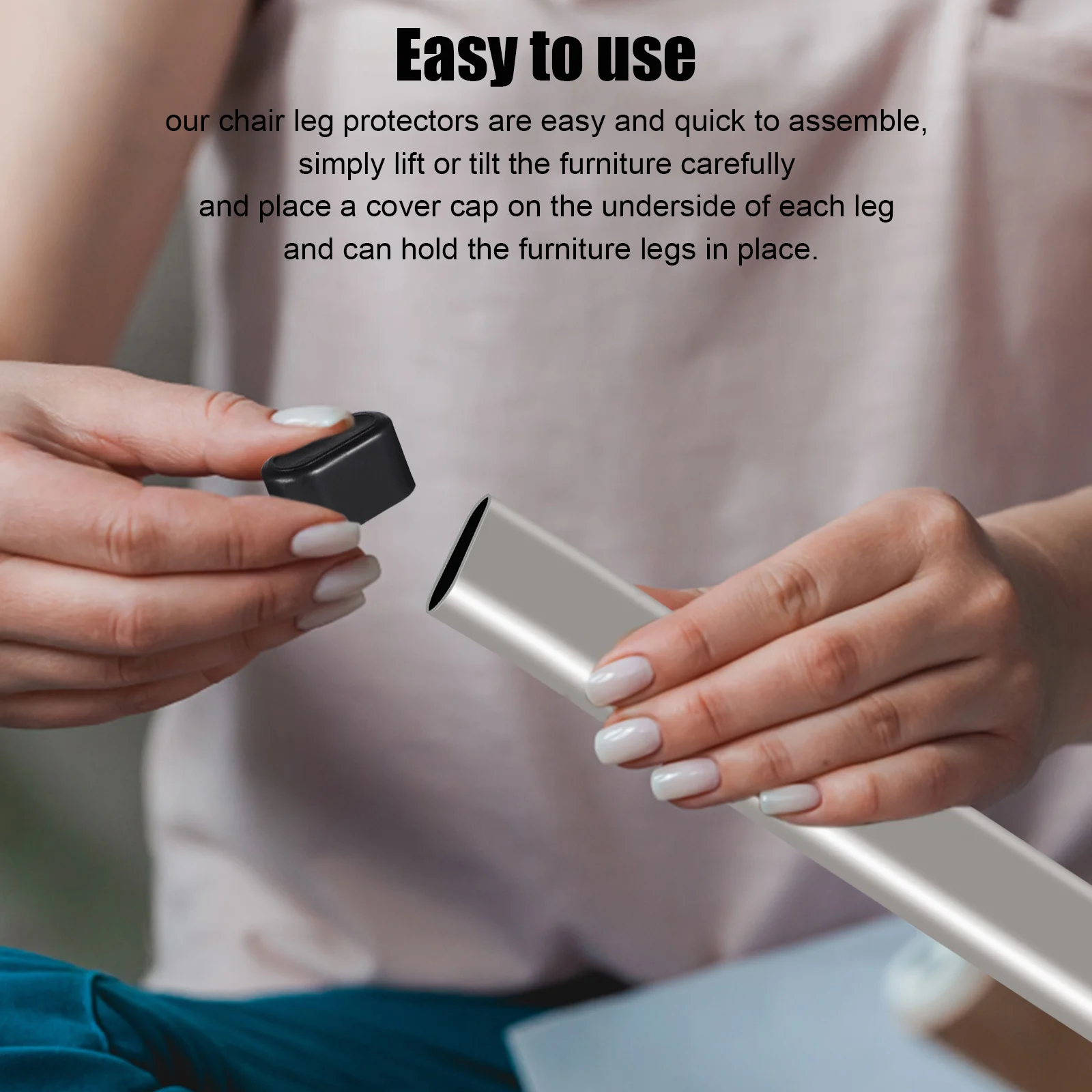 1 комплект, 1 комплект колпачков для ножек стула, черные защитные чехлы для ног стола, стула, прочные нескользящие защитные накладки для мебели для паркетных полов