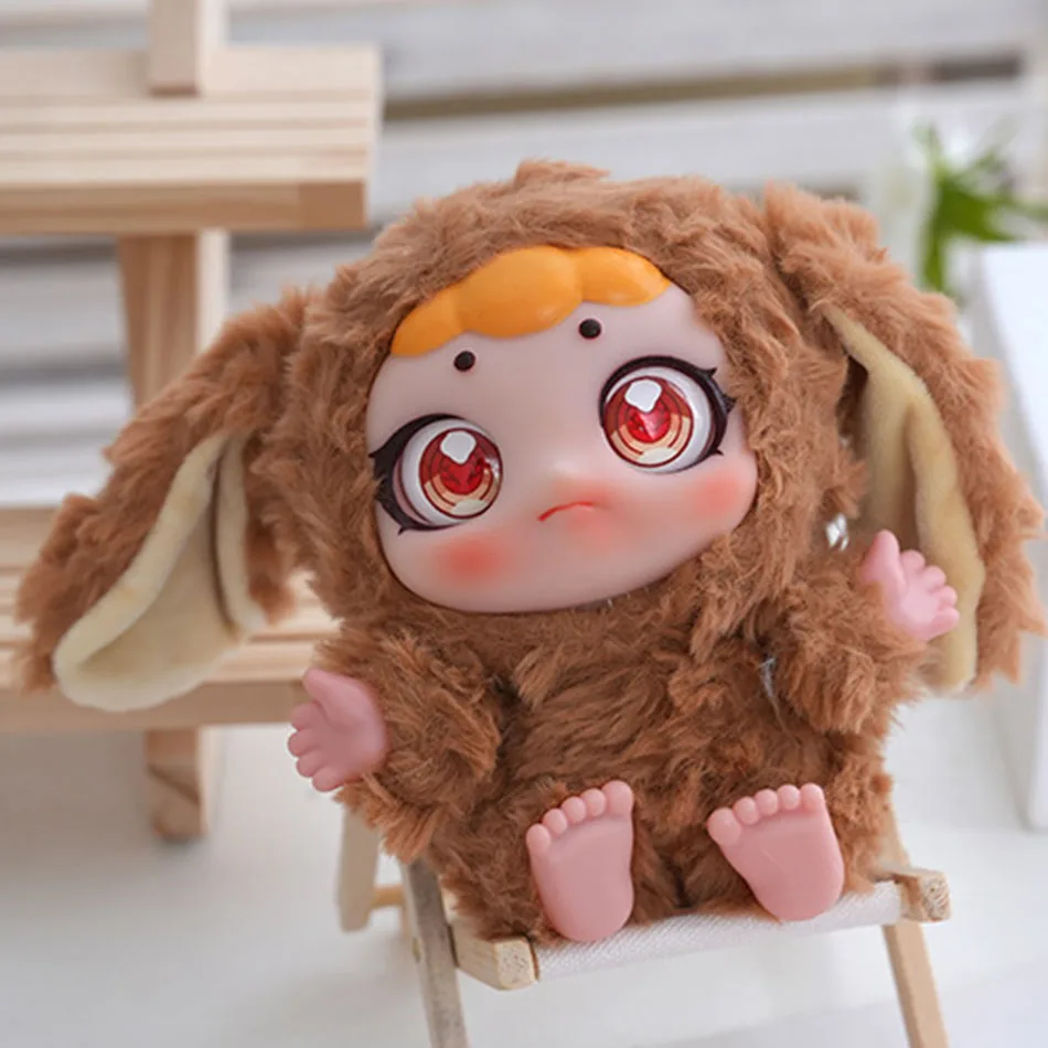 Enchanting Fluffy Healing Plush Blind Box Surprise - Desktop Decor Delight, Perfect Christmas Gift for Girls