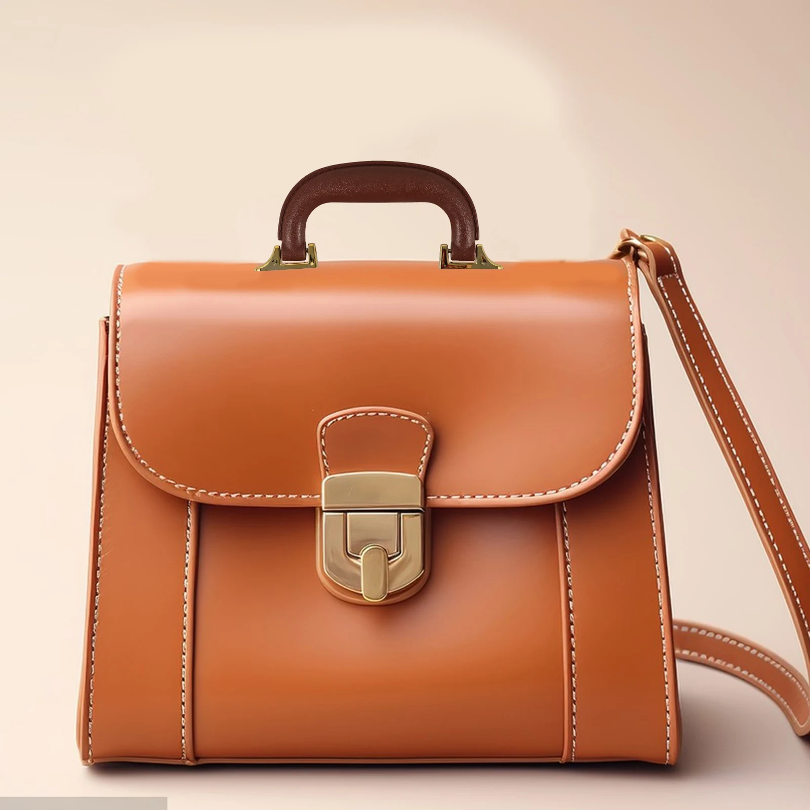 1セット コーヒー色 荷物ハンドル 交換用 スーツケースハンドル グリップ トートバッグハンドル DIY パースハンドル トラベルケースハンドル バッグ