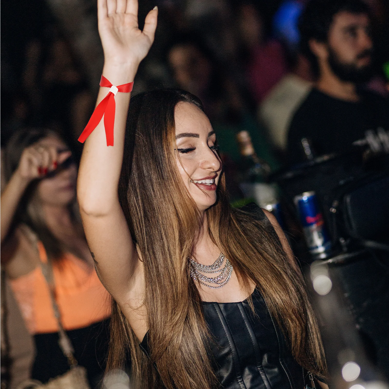 

10pcs Silk Wristbands Comfortable Durable For Concerts Parties Events Music Support Wrist Bands For Event Wristband Ticket