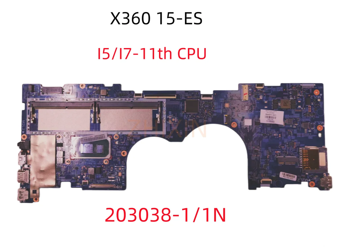 203038-1 203038-1N mainboard  For HP ENVY REFURB X360 15T-ES000 15-ES Laptop Motherboard I5/I7-11th CPU 100% Working