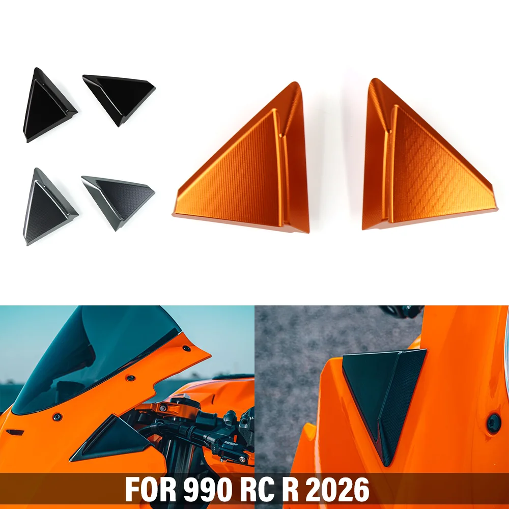 Motorcycle Rearview Mirror Eliminators Hole Cover Mirrors Base Decoration Cap Mirror Mount Cover Kit FOR 990 RC R 990RC R 2026