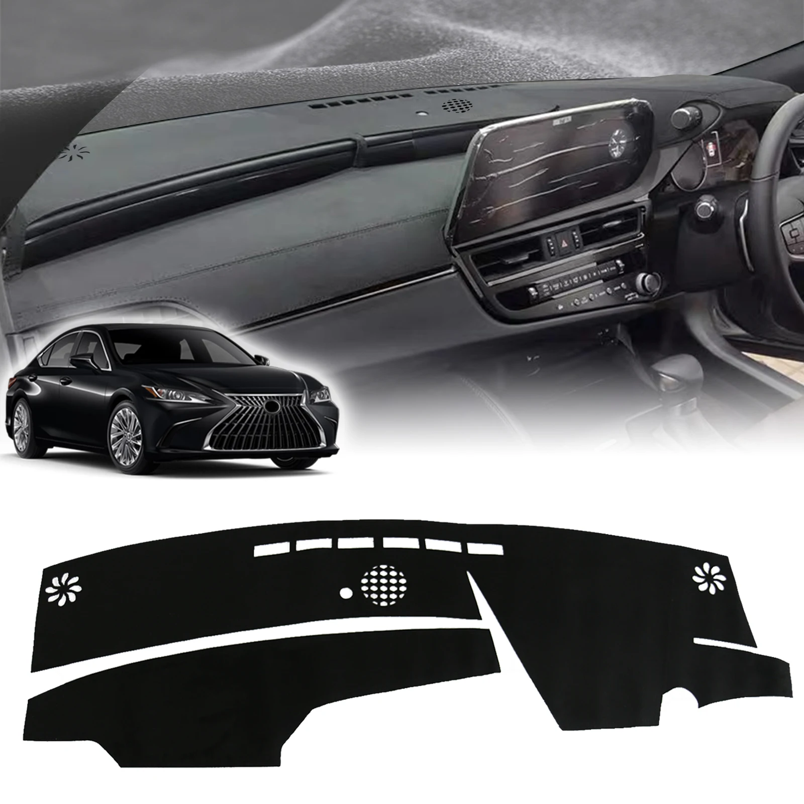 

fit for Lexus ES 2025-2022 ES300h ES200 ES260 ES350 Dashmat DashMat Sunshade Dashboard Cover Pad Protective Carpet Accessories