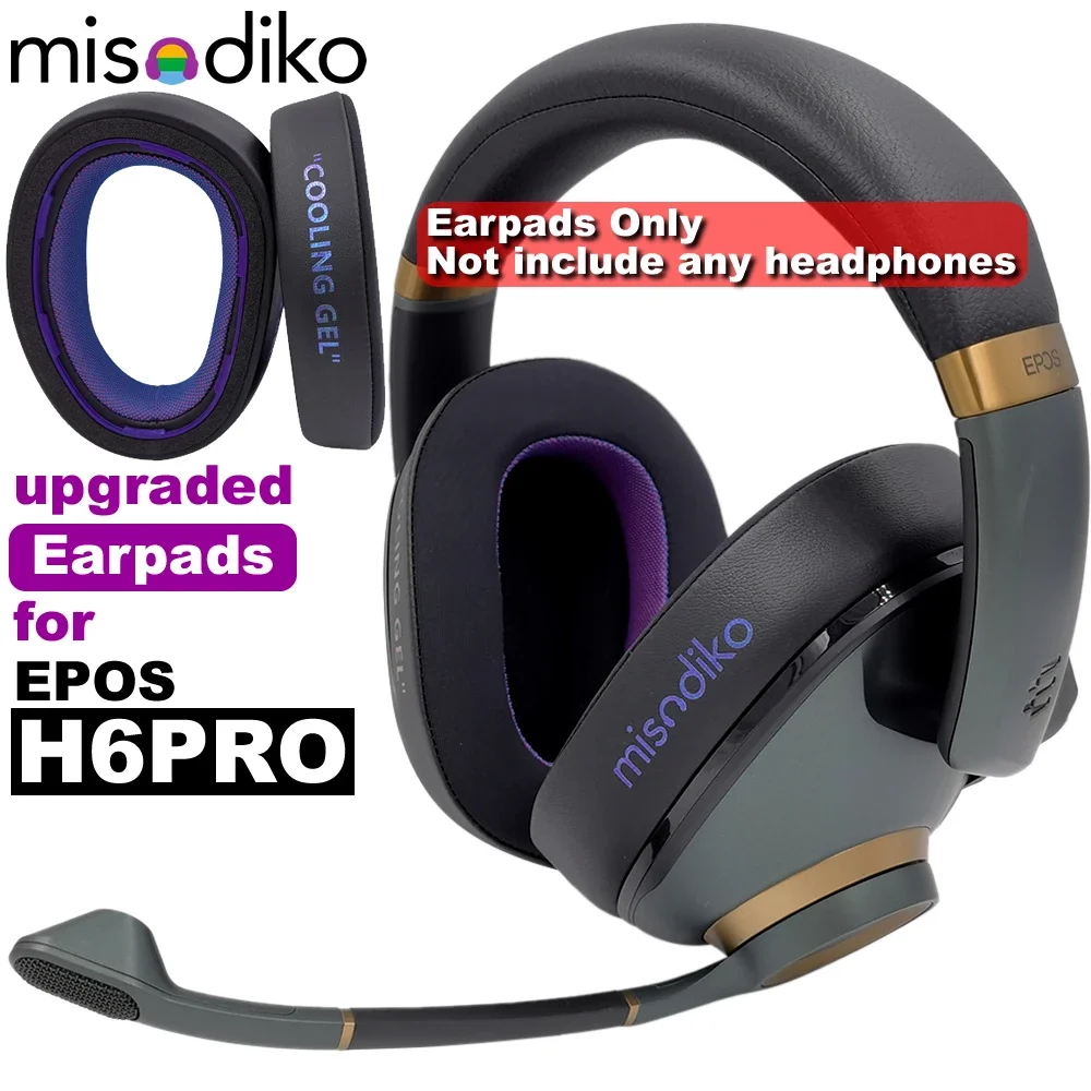 misodiko Upgraded Earpads Replacement for EPOS H6 Pro Headphones