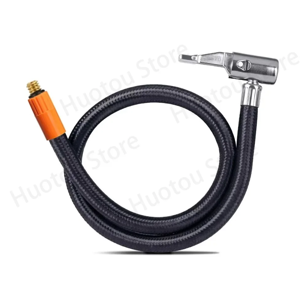 M6 Locking Air Chuck with Air Hose,100cm 40cm Length， Standard Tire Valve Fine Thread, Inflation Hose Adapter