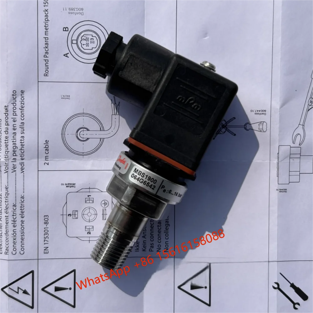 เครื่องส่งสัญญาณความดัน MBS1900 รุ่น 064G6546 ถูกเลิกการผลิต (แทนที่ด้วยรุ่น 064G6680) 064G6571 064G6575 064G6585 064G6586 ยี่ห้อ Danfoss