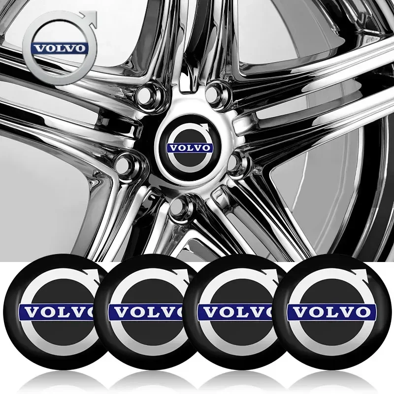 

Для Volvo: 4 шт. наклеек-колпачков на центральные колпаки колес (56 мм/60 мм/65 мм) для моделей Volvo R Design, XC60, V60, S60, V40, V50, S40, S80, C30
