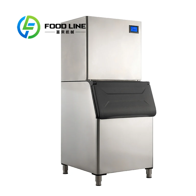 Customized 400kg Per Day Durable Refrigerator Crescent Ice Maker Machine
