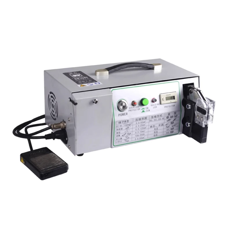 

EM-50B2 3,7T Электрическая автоматическая машина для обжима холодных клемм Настольные многофункциональные пневматические обжимные клещи