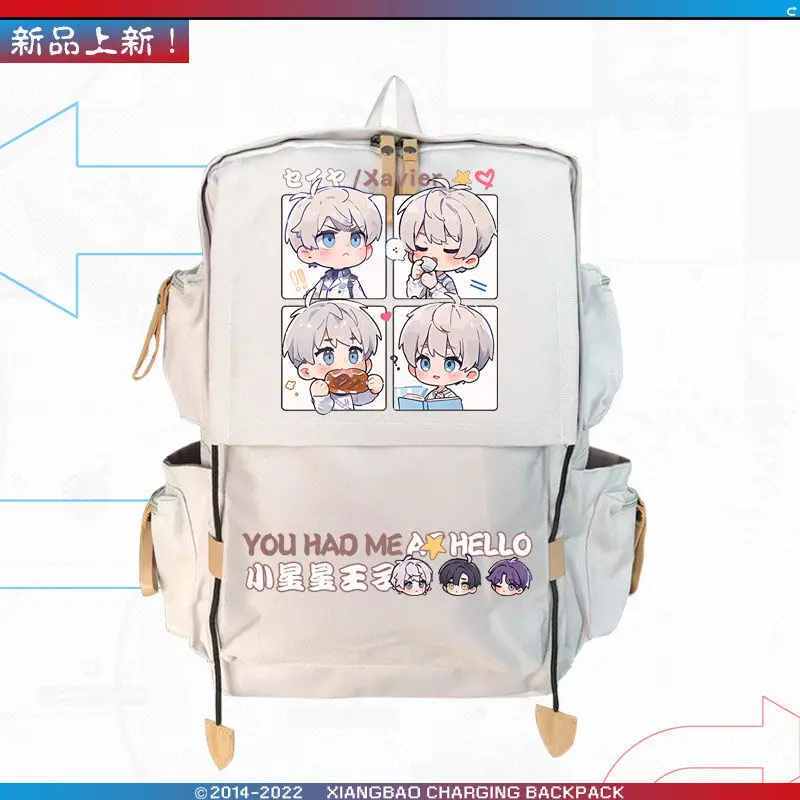 Love And Deep Space Merchandise Xing Hui Li Shen Qi Yu Cartoon Anime Two-Dimensional Backpack Casual School Bag Ww Anime