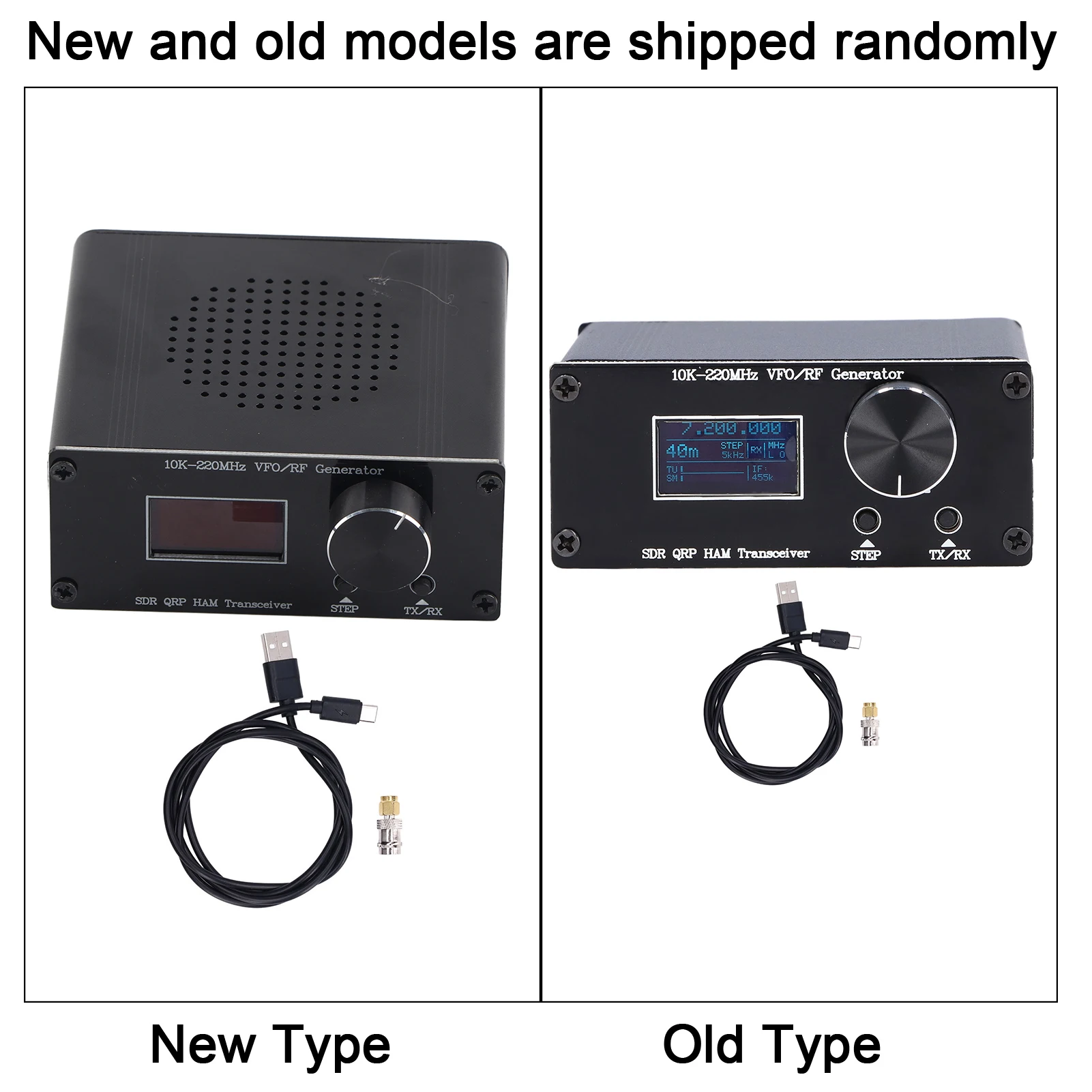 QRP HAM جهاز الإرسال والاستقبال QRP HF جهاز الإرسال والاستقبال HAM مذبذب التردد المتغير VFO RF مولد 10K ‐ 220MHz