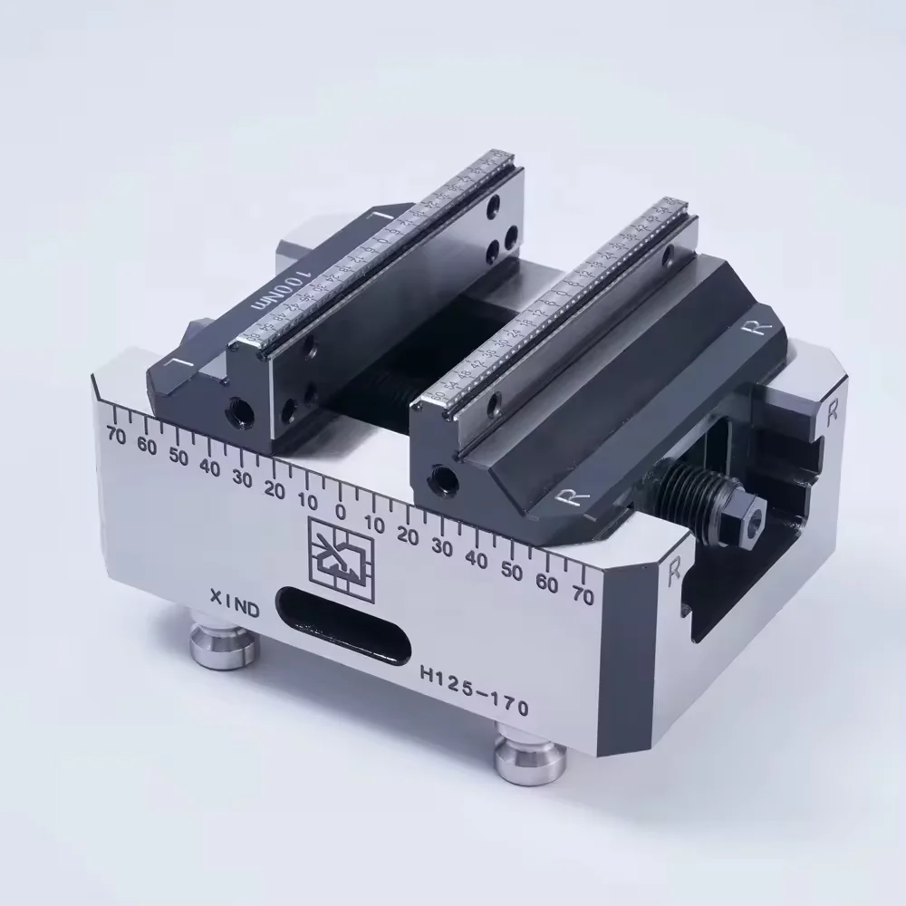 Style 4-axis 5-axis Universal Vice Precision HPEDM Lang Compatible Self Centering Vise H125 150mm for 5 Axis
