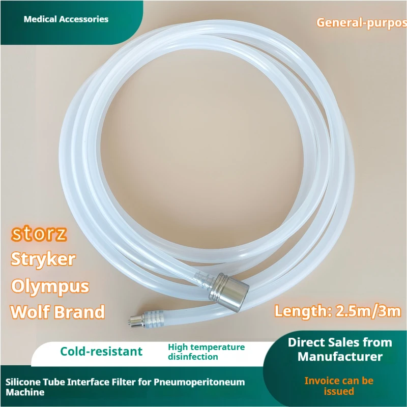 Endoscope Accessories, Insufflation Tube and Needle Connector for Olympus Stryker Storz, Insufflator Accessories