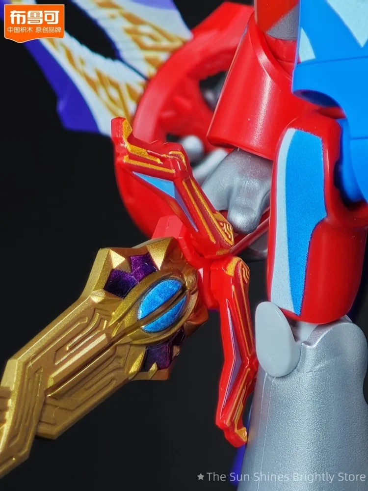 【منتج جديد 】 لعبة Blokees Block Man Ultraman Magical Edition، لعبة Tigasero Agurubleze المصنوعة يدويًا