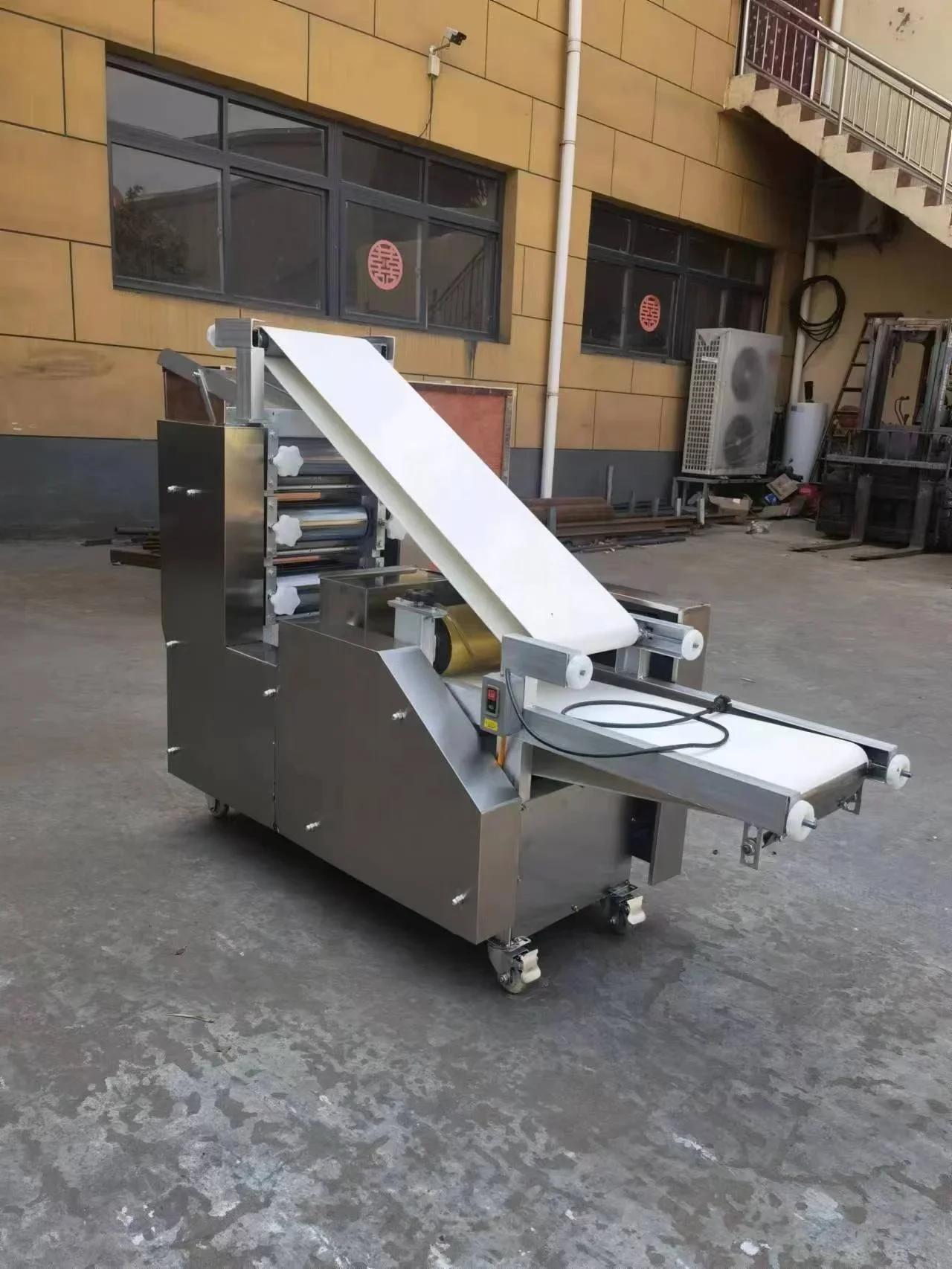 Automatic Industrial 5~50 CM Flour Tortilla machine Arabic Pita Bread pizza roti chapati Lebanese bread Lavash making machine