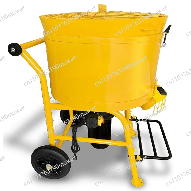 Forced mixer Concrete electric pot Cement mixer 100l portable household