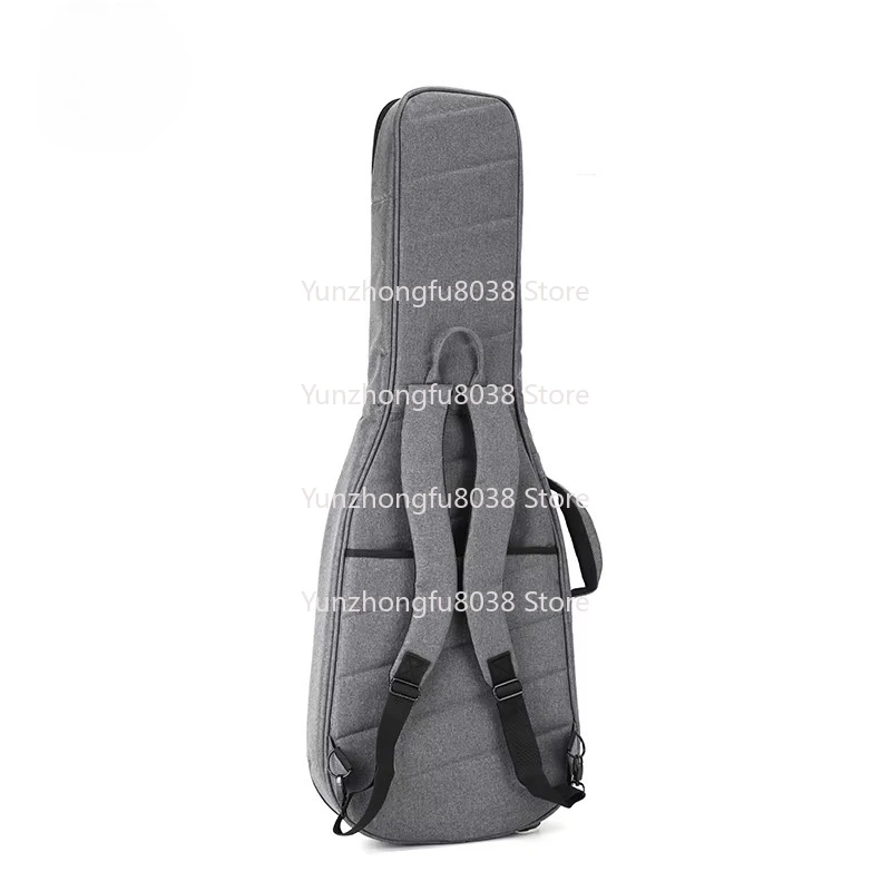 Dark Gray 600D Classic Electric Guitar Bag with Handle, Instrument Case, Perfect for Performances and Wholesale