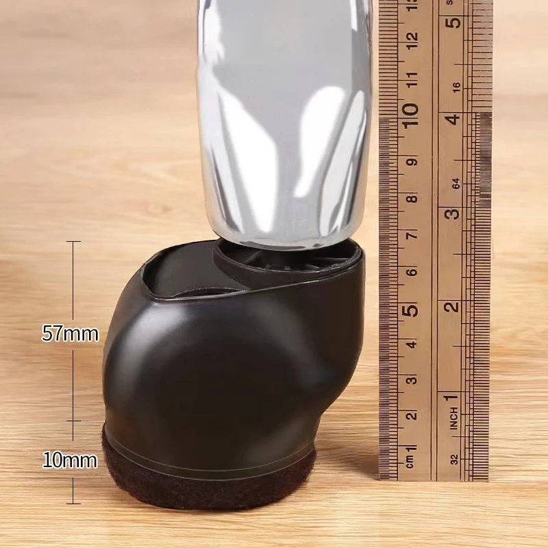 

Защитные фетровые подушечки снизу предотвращают царапины, резиновая кровать, офисный стул, стопор для колес, мебельные ножки, чашки на колесиках, ножки для стула, пол