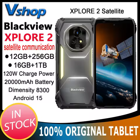Blackview XPLORE 2 Satellite Rugged Phone 12GB+256...