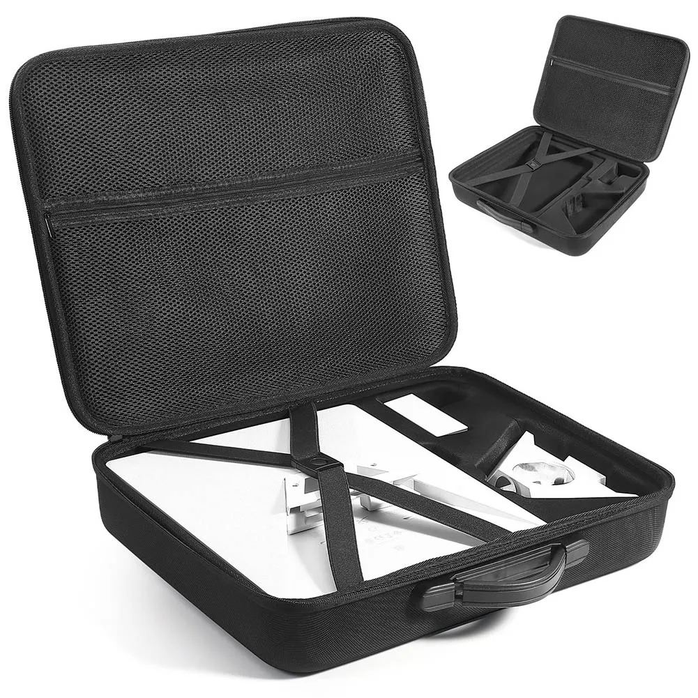 EVA Storage Box For Starlink-Mini Portable & Space-Saving Equipment Protection 42x34x10CM Versatile Storage Tools Spare Parts