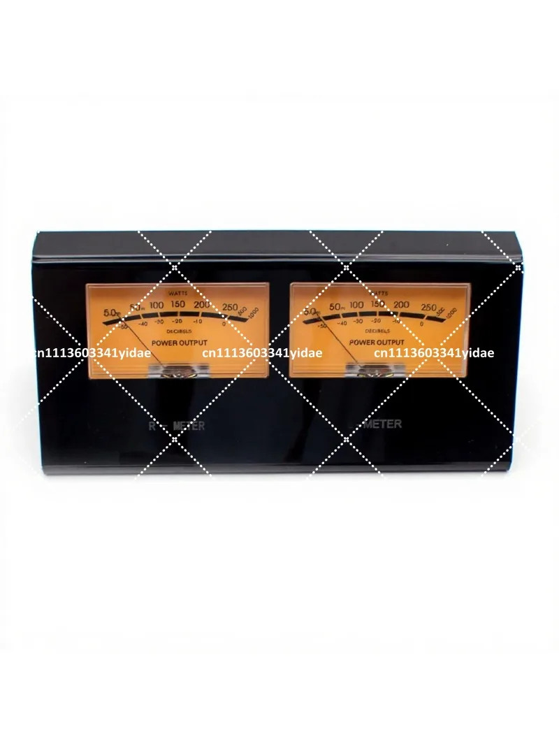 VU Meter Audio Level DB Meter Finished Panel Display 2-Way Amplifier Speaker Audio Music Orange Light