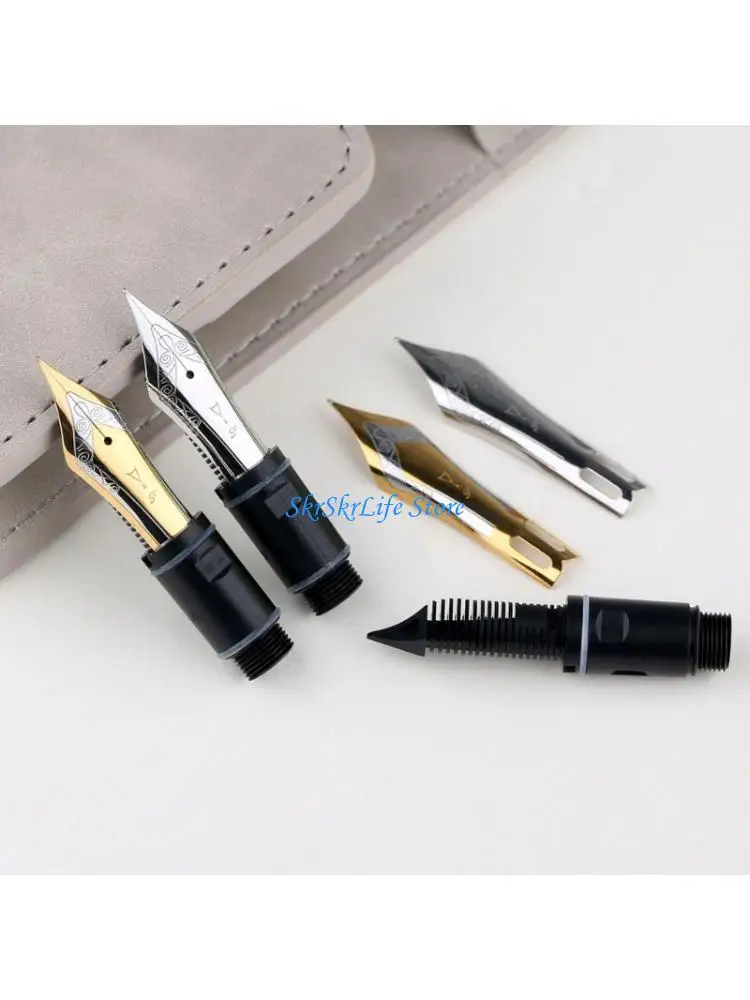 E65E Interchangeable Flexible Metal Tip Fountain Pen Point For Copperplate Writing