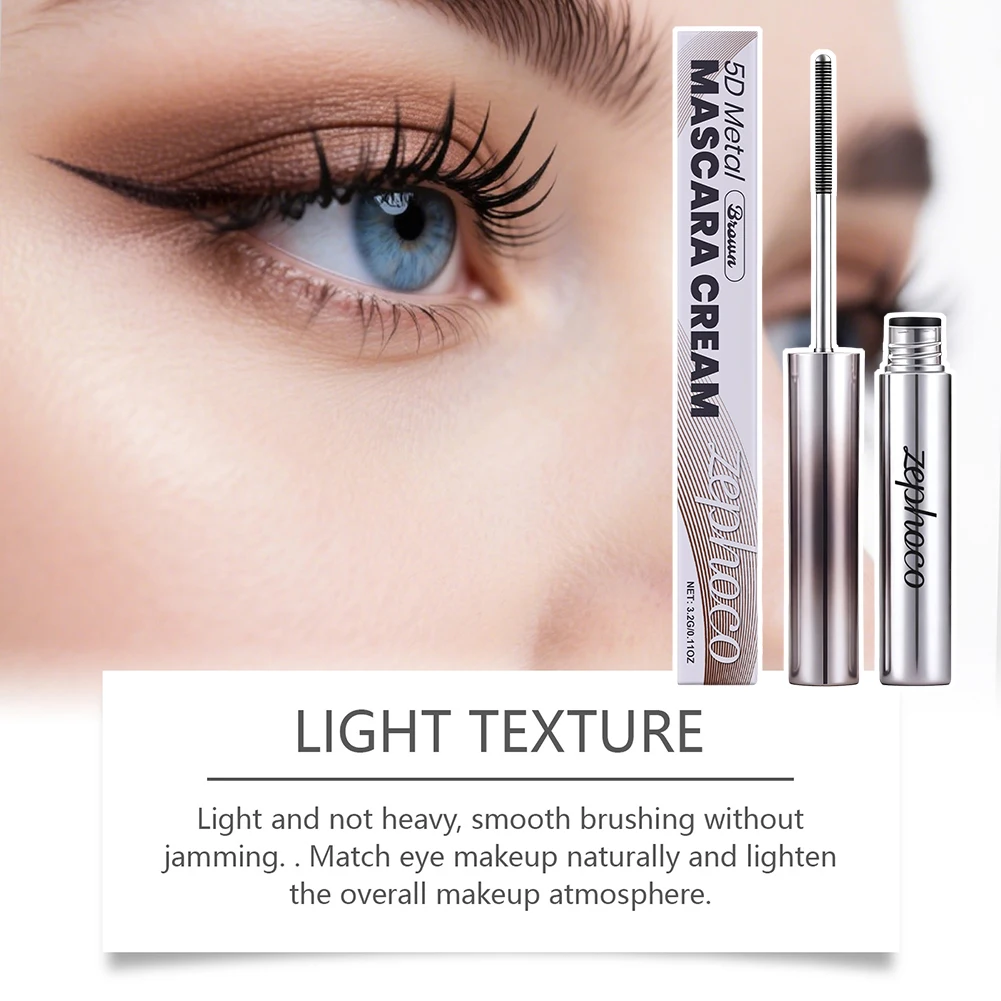 3.2 جرام ماسكارا نحيلة سريعة الجفاف إطالة الشباك غير متكتل الرموش أسود/بني العين السوداء الجمال ماكياج رموش فرشاة #5