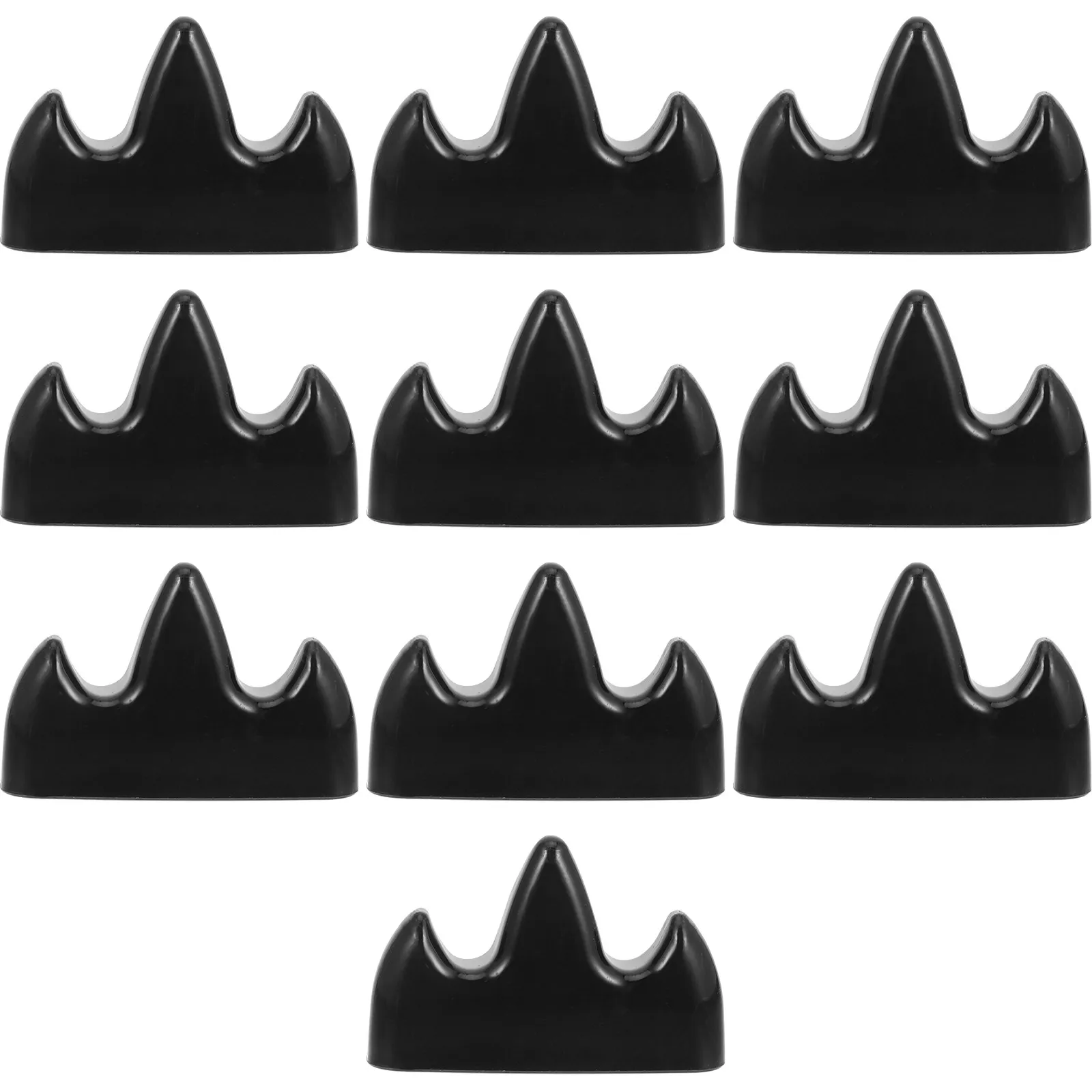 10Pcs Mountain Shaped Calligraphy Pen Holder Sturdy Plastic Brush Support for Sumi Ink Brushes Drawing Pens Art Studio Storage