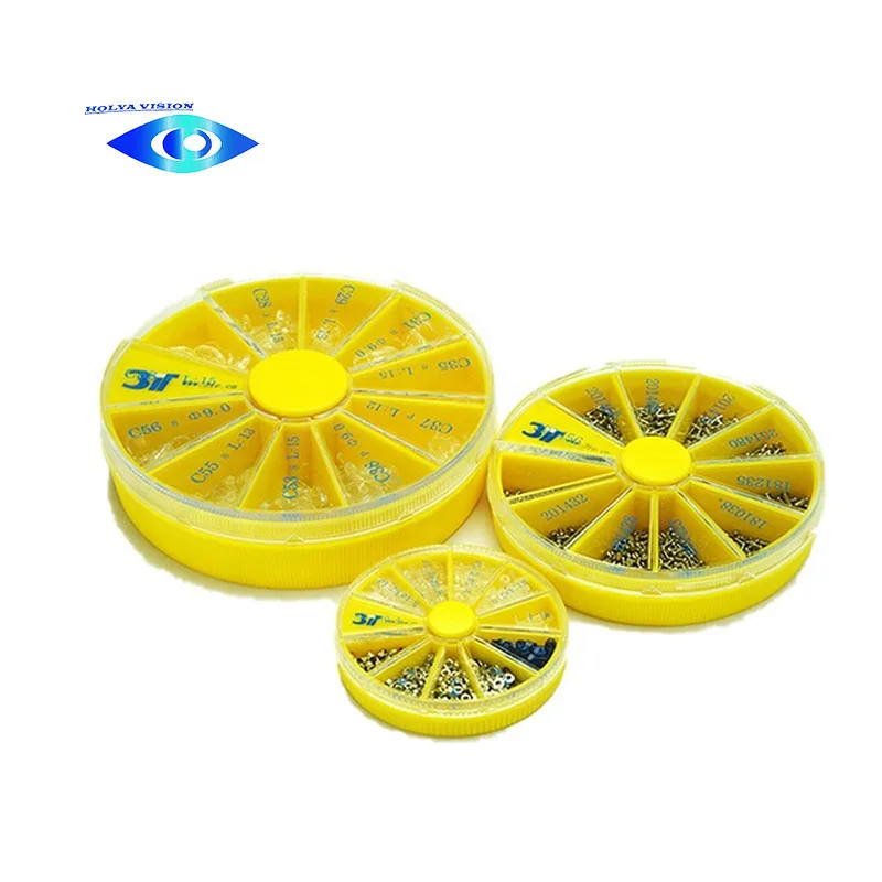 

Аксессуары для очков Винт для очков Набор винтов для домашнего ремонта очков с желтым винтом для очков Коробка для аксессуаров
