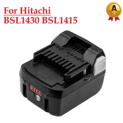 For Hitachi 14.4V Li-ion power tool battery BSL1415 BSL1430 CJ14DSL BSL1440 330067 330068 330139 330557 5.0Ah Tools Batteries