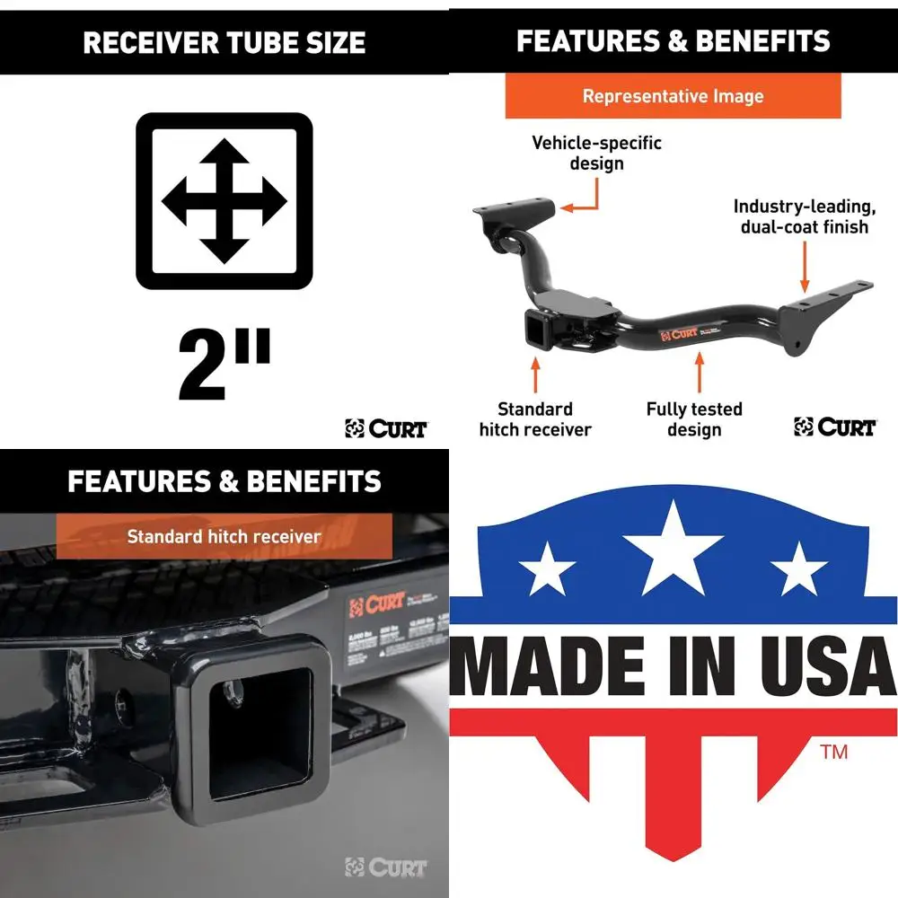 

13535 Class 3 Trailer Hitch, 2-Inch Receiver, Fits Select Honda CR-V