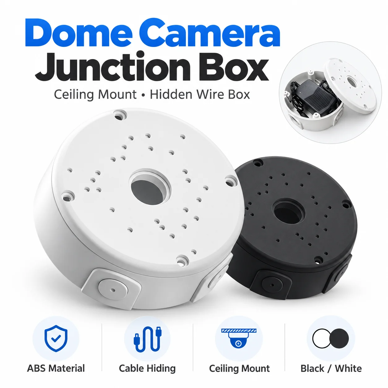 Waterproof Junction Box For G50 G80 Z50 IP Camera Bracket CCTV Accessories Surveillance Dome