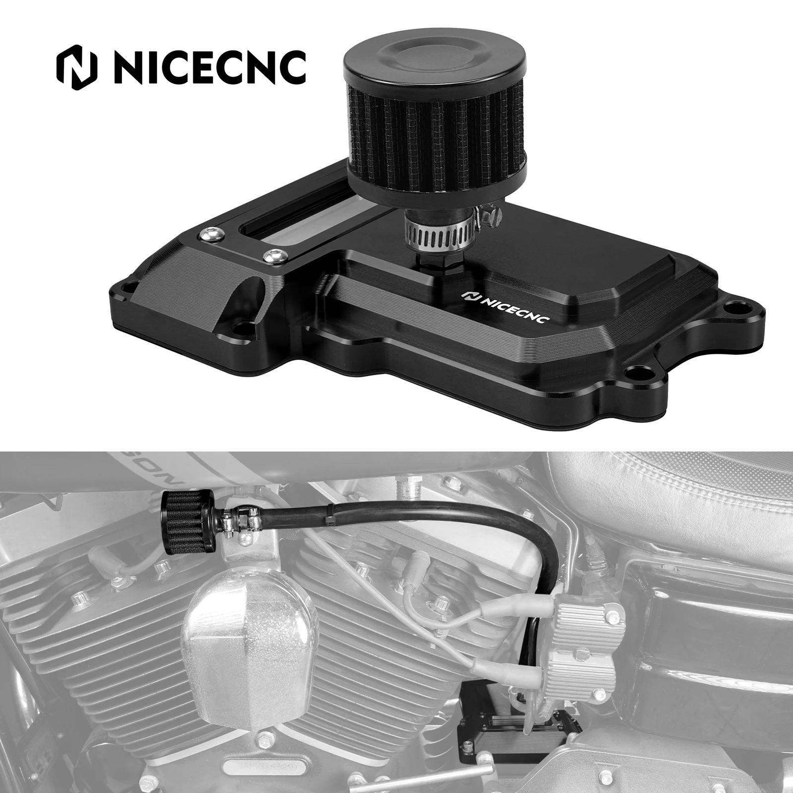 

Motorcycle Vented Transmission Top Cover for Harley Road King Street Glide 2006-2015 Road King Classic 07-15 Road Glide 06-2013