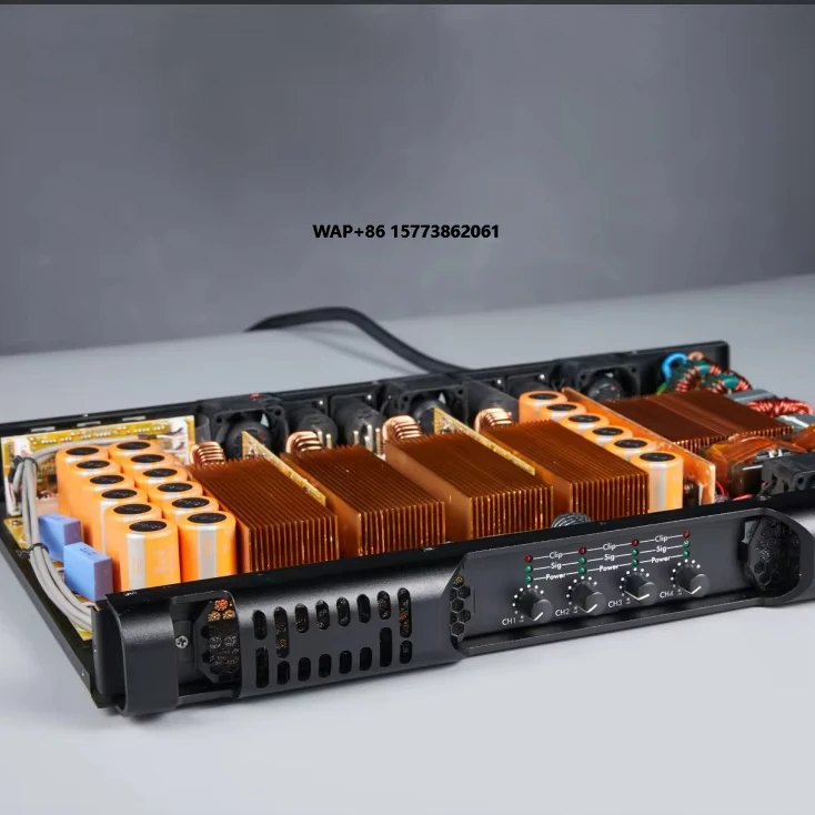 

K-6K4 Amplificador 4 Channel Class D 600 Watt Power Amplifier 4 Channel Amp Car